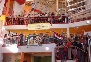 Viele Zuschauer in der Halle