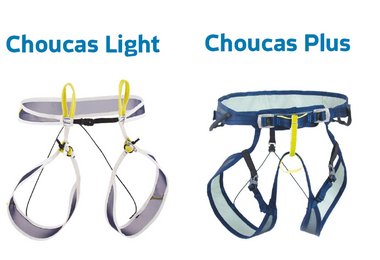 Die neuen, leichten BlueIce Klettergurte Choucas Light und Plus