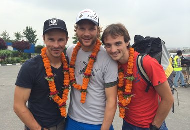 Benedikt, Sebastian und Andrea sind gut in Kathmandu gelandet.