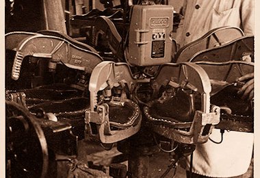 Lorenz Wagner bei seiner Arbeit