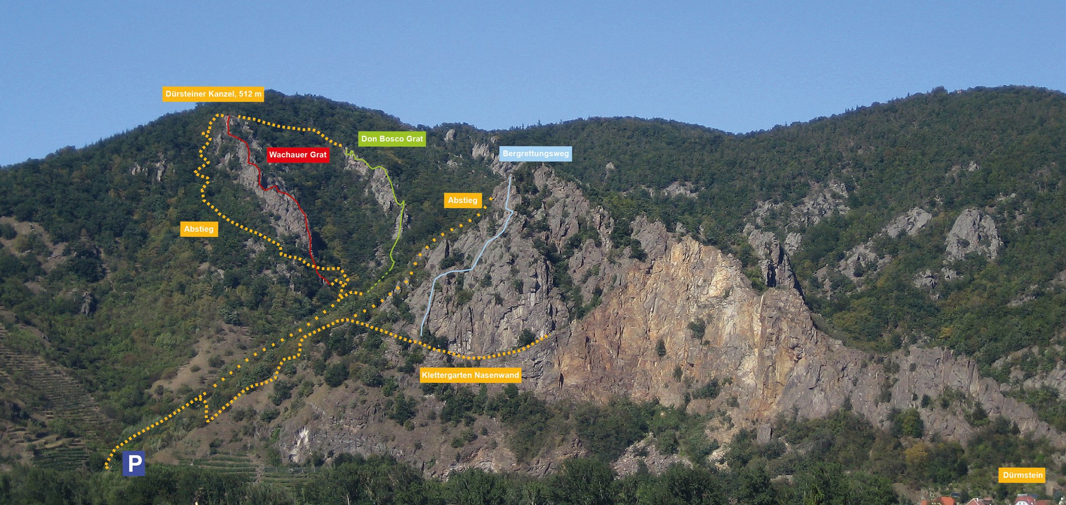 Wachauergrat Wachauer Grat Bergsteigen Com
