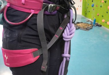 Das Edelrid NEO 100 3R Einfachseil mit perfektem Einbindeverhalten.