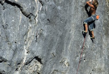 Markus Bendler in „Reality Check“ (8c+ 11-). Alle Fotos: Michael Meisl