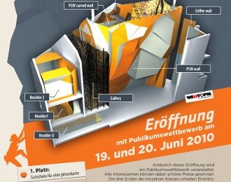 Eröffnung des Kletterzentrums Südwand