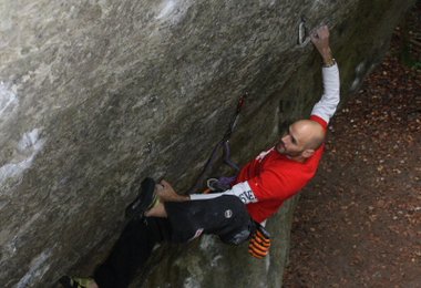 Markus Bock gelingt The Man That Follows Hell (9a+) © Ricarda Miller