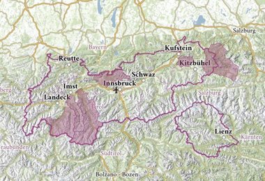 In diesen Gebieten könnten die Schlingel zu finden sein. (Foto: Austrialpin)