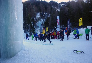 Run - beim Start in die Eismaster-Route.