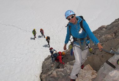 Über den historischen Klettersteig auf den Hohen Dachstein