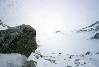 Vor allem in steilen Eiswänden war Markus in Chamonix unterwegs