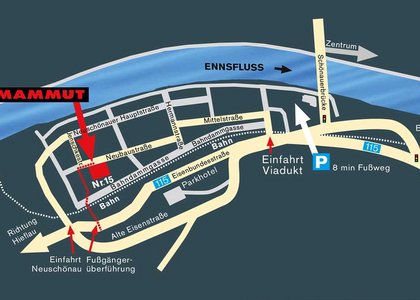 Anfahrtsplan zum Kollektionsverkauf