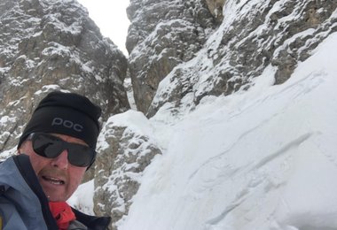 Ski Erstbefahrung Plattkofel NO Wand (c) Hermann Comploj