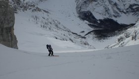 Skitour Poncascharte Südanstieg - Mala Ponca