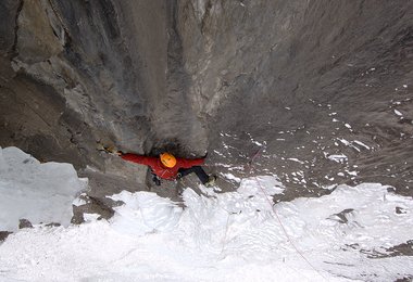 Hari Berger in „T2“ M7+, WI5-6