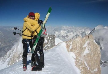 Die beiden auf dem Gasherbrum II
