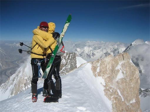 Die beiden auf dem Gasherbrum II