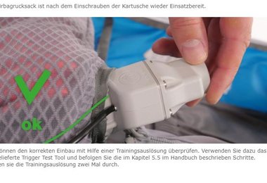 Sicherheits-Check-Mammut Lawinenairbag 3.0