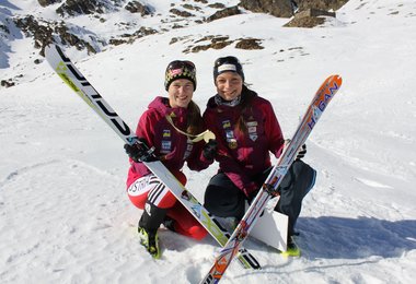 Die beiden erfolgreichen Salzburger Damen: Ina Forchthammer (links) und Michaela Essl, Bild: Alex Lugger