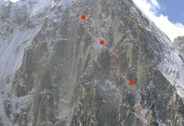 Jugal Spire (auch bekannt als Dorje Lhakpa II, 6.563m) - Tim Miller und Paul Ramsden