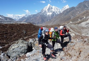 Auf dem Weg zum Island Peak Bild: G.Kaltenbrunner