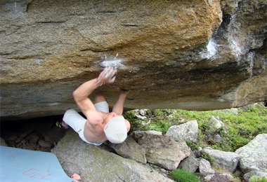 Berni Schwaiger in AMAN CARA (Fb 8c), Foto: Christina Dalla-Bona