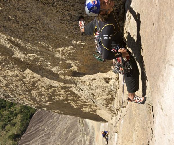 Stefan Glowacz an der "Piedra Riscada" © Klaus Fengler