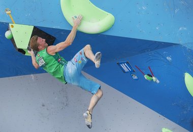 Jakob Schubert im Halbfinale. (Foto: KVÖ / Heiko Wilhelm)