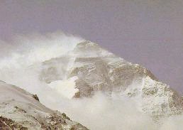 Der Mount Everest - mit 8848m der höchste Berg der Welt.