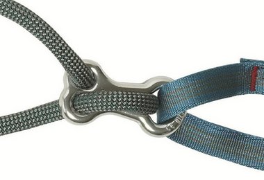 Die Seilbremse des Mammut Via Ferrata V Klettersteigsets