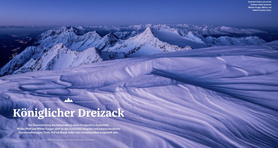 Königlicher Dreizack - Skitouren in den Stubaier Alpen
