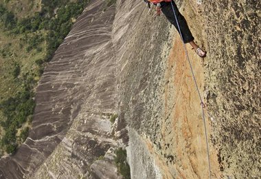 Stefan Glowacz an der "Piedra Riscada" © Klaus Fengler