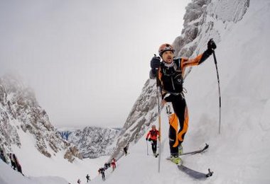 Der anstrengende alpine Anstieg zum Laserztörl beim Laserzlauf über 1.800 Höhenmeter. Bild: Martin Lugger