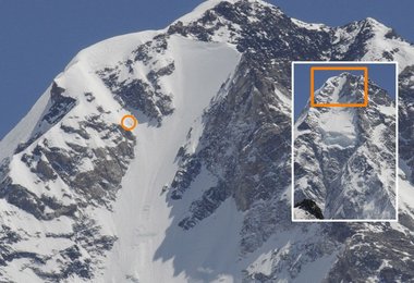 K2 Rampe mit Gipfelgrat