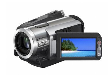 Sony HDR-HC7E  HDV-Camcorder zeichnet die Daten auf Band auf.