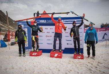 Der Klagenfurter Paul Verbnjak (19) holt Doppel-Gold bei der Skimo WM in Andorra (c) Maurizio Torri