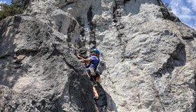 In der 4. Seillänge