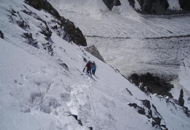 In der Steilflanke des K2