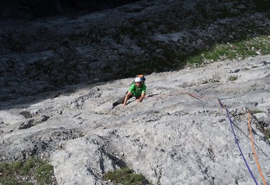 Die Fusion Photon Seile lassen sich auch in kleine Expressschlingen gut einhängen.