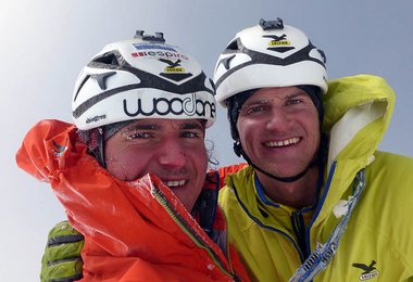 Simon Gietl & Gerry Fiegl auf dem Gipfel des Fitz Roy