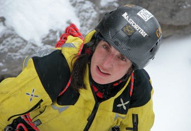 Anna Torretta klettert Polar Circus solo