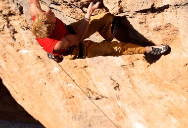 Andreas Bindhammer in LA RAMBLA oringinal 9a+ © Xandi Kreuzeder