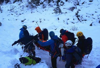 Lawinentoter beim Eisklettern im Anlauftal (c) Bergrettung Badgastein
