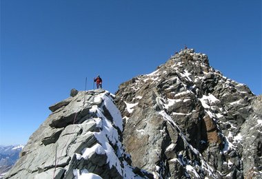 Der höchste Punkt (hier der Glockner) ist meist ein "Publikumsmagnet"