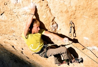 Andreas Bindhammer in Broadway 8c+/9a © Xandi Kreuzeder