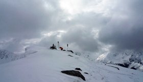 Am Gipfel des Lattenbergs
