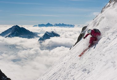 Free Ski Mountaineering Glacier de la Noire