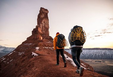 Auch beim Zustieg muss man mit dem Camalot Nr. 21 umdenken