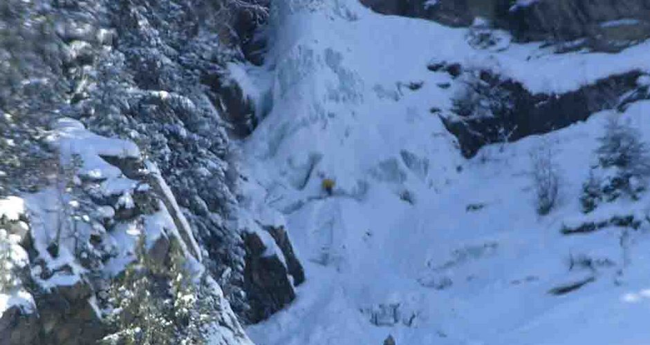 Falbesuner Eisfall - sieht auch oben derzeit ganz gut aus.