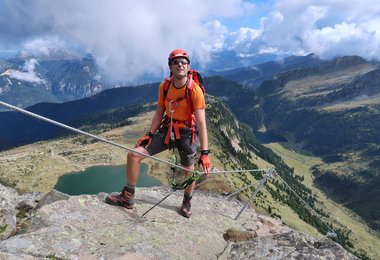Unterwegs mit dem Cable Comfort 5.0 Klettersteigset von Edelrid