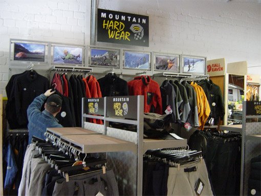 360° Händlerkonzept von Mountain Hardwear bei Blackfoot in Köln