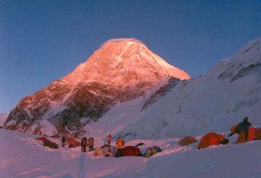 Abendstimmung in Lager 2 (5500 m)